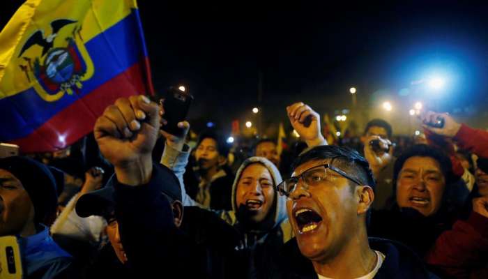 ekvador, protesti