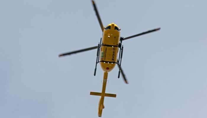reševalci, reševalni helikopter, helikopter EC145