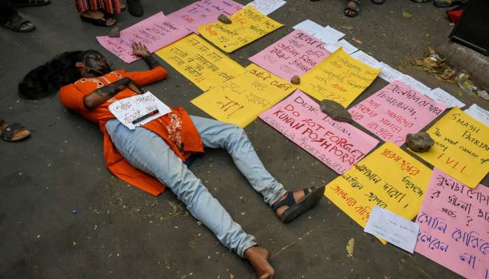protest, kalkuta, nasilje nad ženskami