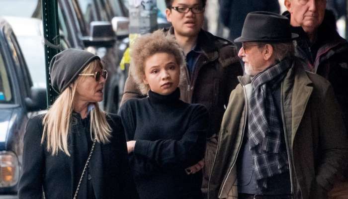 Kate Capshaw, Mikaela Spielberg, Steven Spielberg