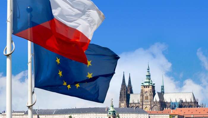 češka, evropska unija, praga, zastava