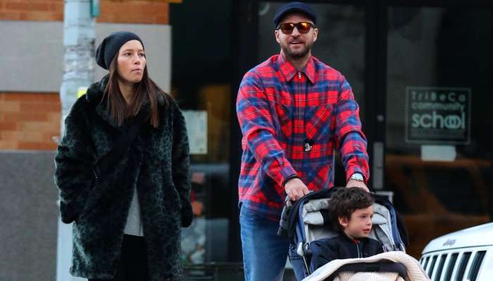 Jessica Biel, Justin Timberlake, Silas