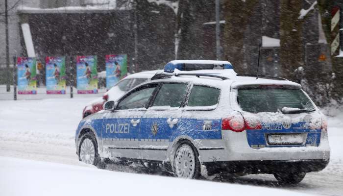 nemška policija, splošna, sneg