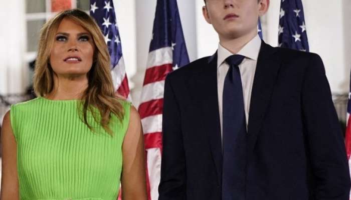 Melania, Donald, Barron Trump