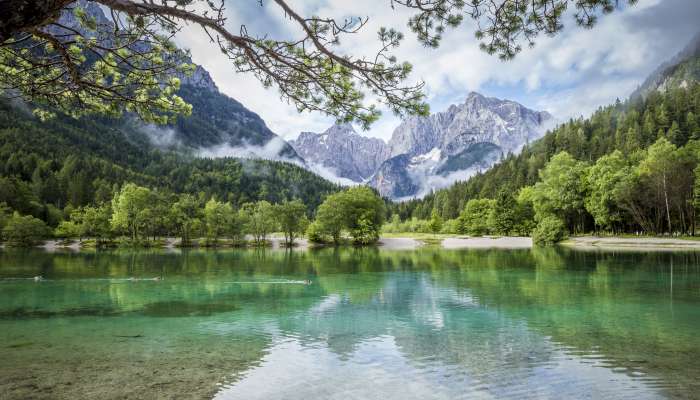 jezero, triglavski narodni park, jezero jasna 