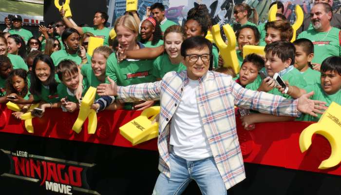 Jackie Chan s svojimi oboževalci
