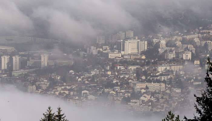 sarajevo, onesnažen zrak, kotlina