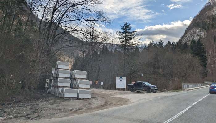 kolesarska steza bled-bohinj, soteska