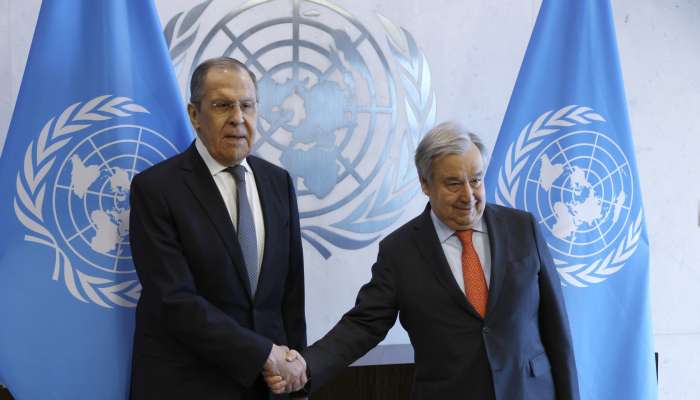 Sergej Lavrov, Antonio Guterres