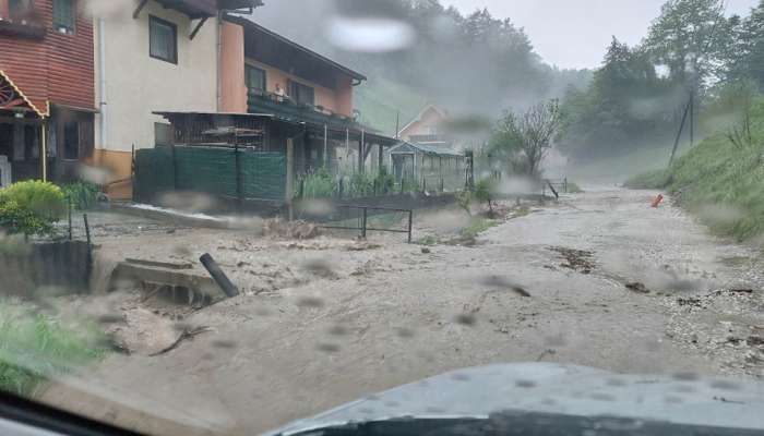 kamniška graba, poplave