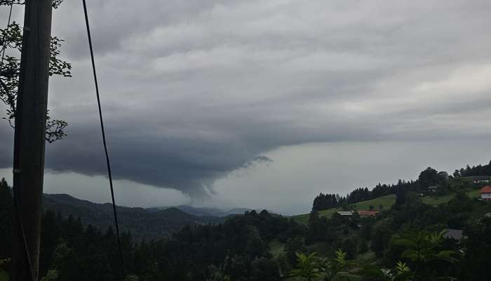 graška gora, pogled na slovenj gradec