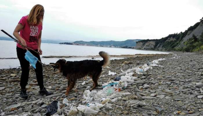 strunjan, plastika, onesnaženje, obala