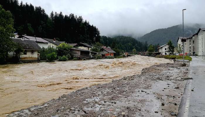 mežica, meža, poplave