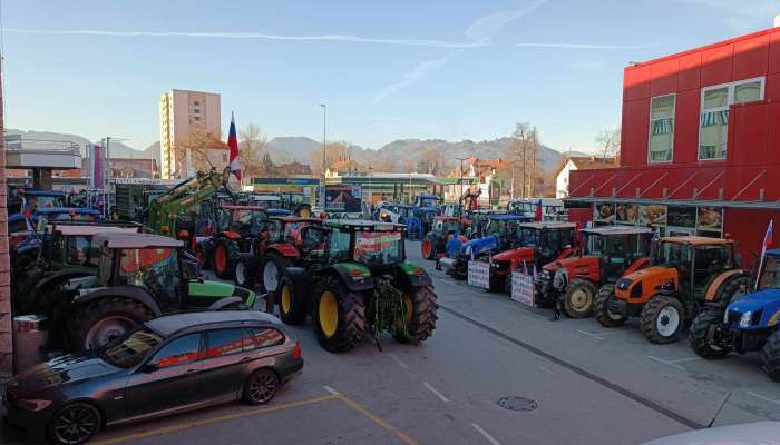 kmet, protest, celje