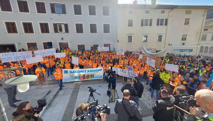 salonit, kanal, anhovo, protest