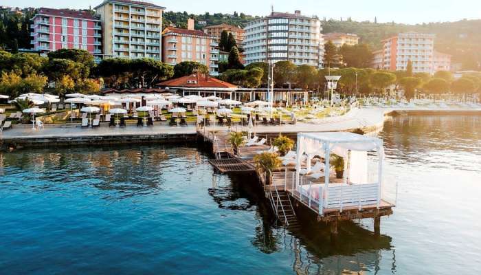 plaža meduza, portorož