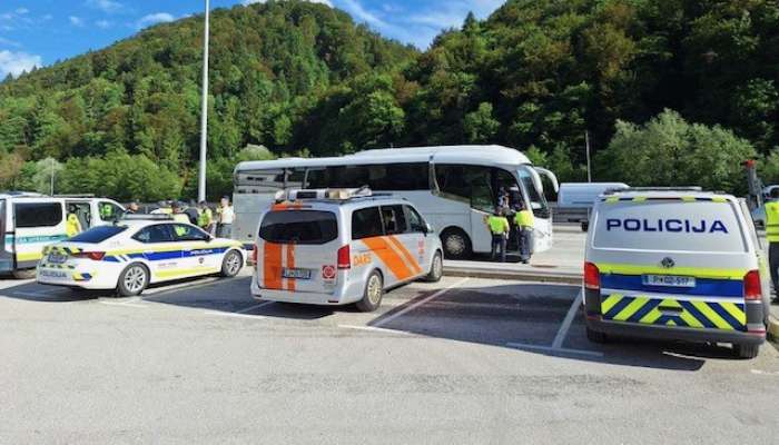 Nadzor avtobusov, policija, DARS