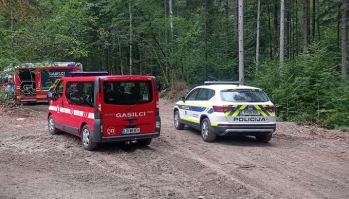 iskalna akcija, policija, rešilec, kočevje