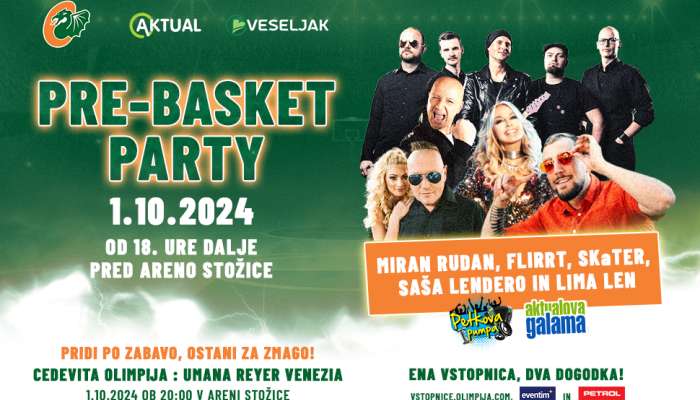 pre-basket-party, kk-cedevita-olimpija, kk-olimpija, košarka, nagradna-igra