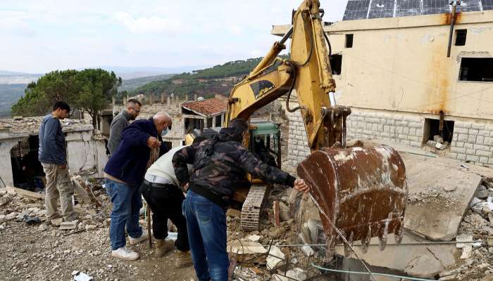 hasbaja, libanon, porušene stavbe