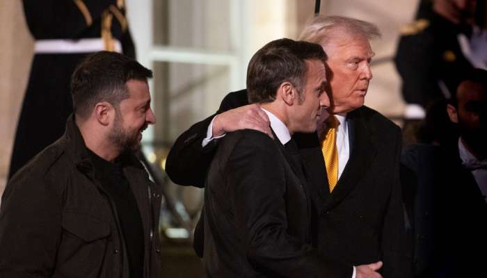 donald-trump, macron, zelenski