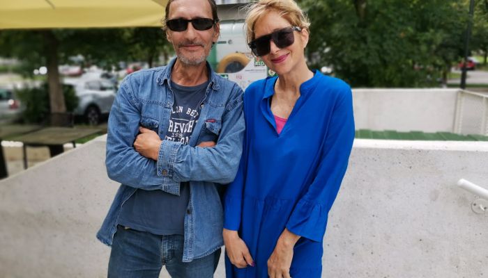 Klemen Tičar (Leteči potepuhi) in Nina Kosmač