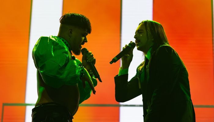 Finec Käärijä in Estonec Tommy Cash sta nastopila skupaj na odru