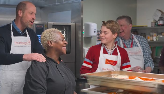 Princ William, Princ George - !!!Oče in sin, princa William in George, sta vidno uživala med priprav