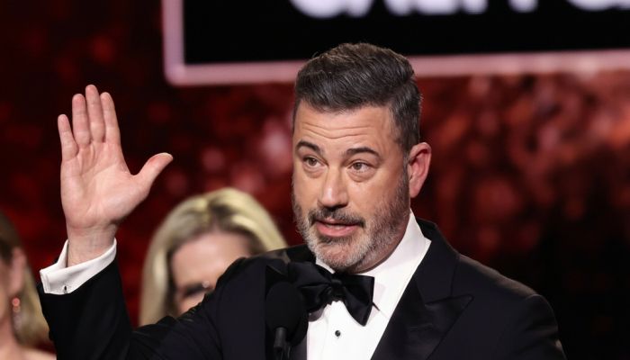 Jimmy Kimmel med zahvalnim govorom, v katerem se je z značilnim humorjem zahvalil Donaldu Trumpu