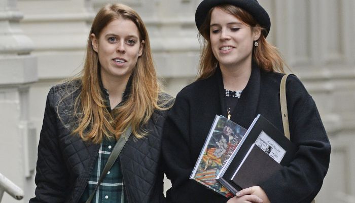 Princesa Beatrice Yorška in njena sestra Eugenie med nakupovanjem v New Yorku leta 2016