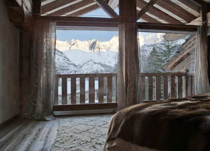 Dom z razgledom na Mont Blanc