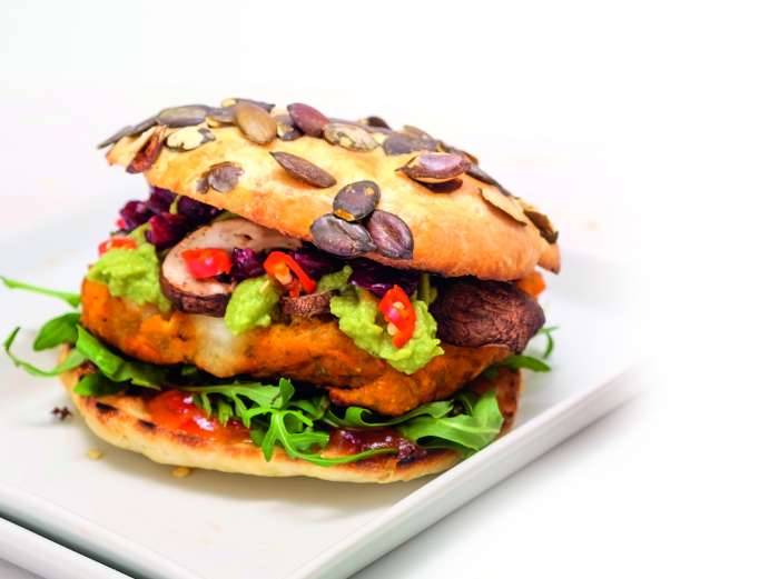 Vegetarijanski burger za poletni piknik