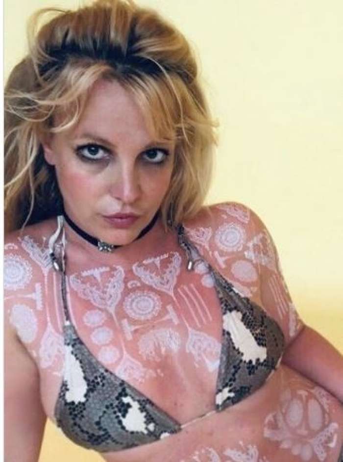 Britney potetovirala celo telo