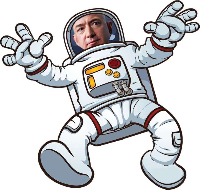 Jeff Bezos bo poletel v vesolje