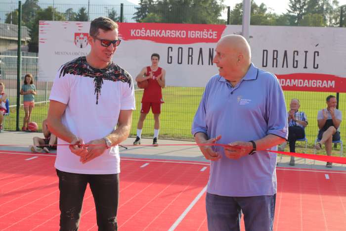 Goran Dragić odprl pametno košarkarsko igrišče v Mariboru