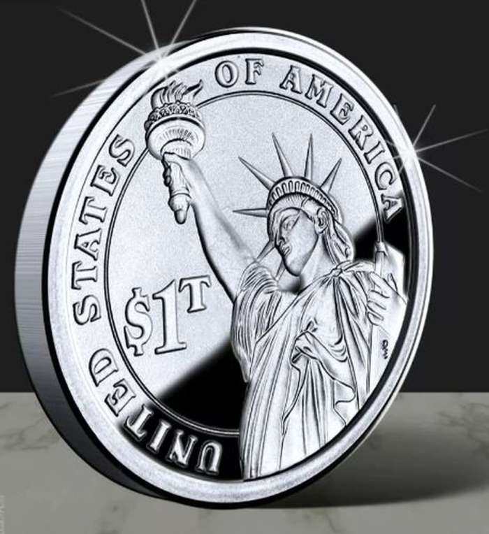 Bodo ZDA skovale kovanec za bilijon dolarjev?