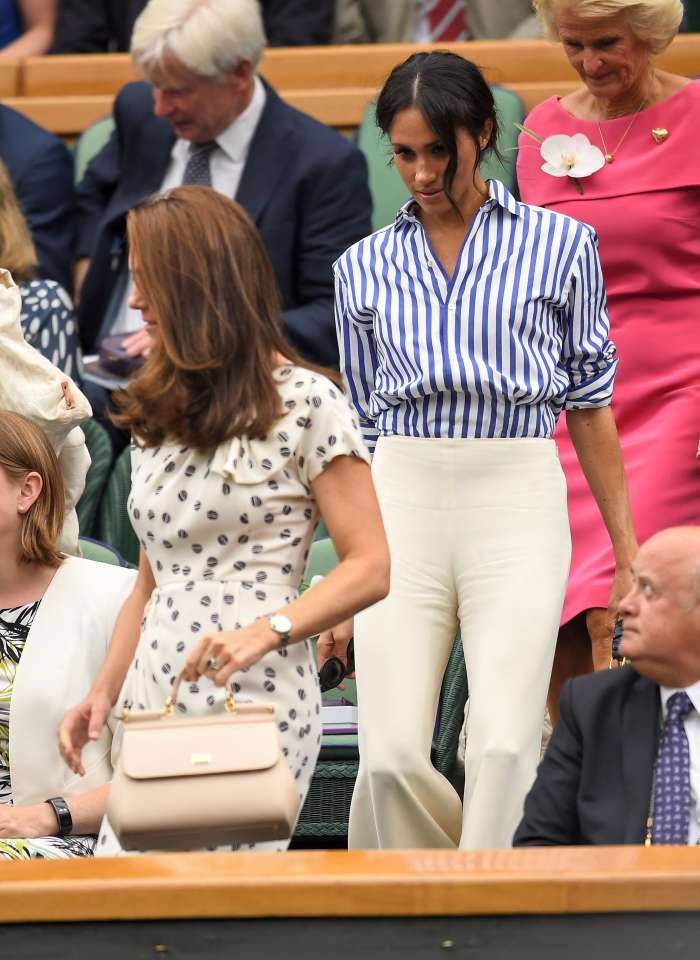 Modni stil Meghan Markle v Wimbledonu je bil vedno čisto nasprotje Kate Middleton