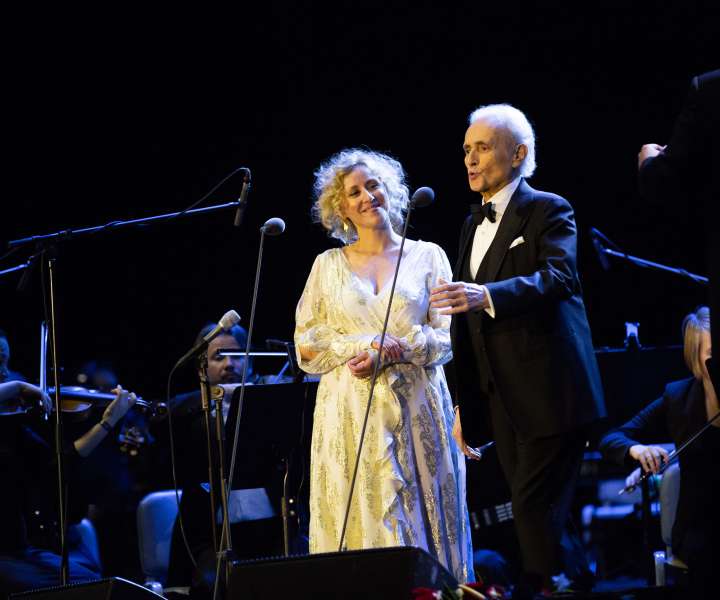 Še zadnjič pred Slovenci – sopranistka Martina Zadro in tenorist José Carreras.