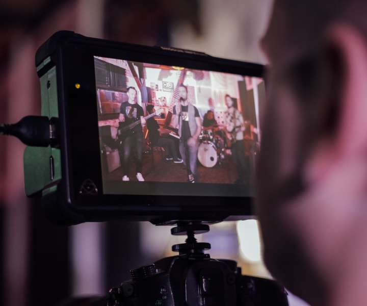 Snemanje videospota za novo pesem Ništa nije slučajno, skupine Ljubavnici.