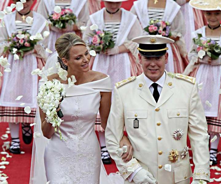 Princ Albert in princesa Charlene na poroki