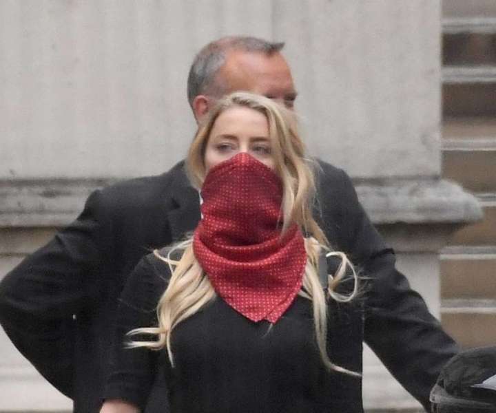 Amber Heard pred sodiščem