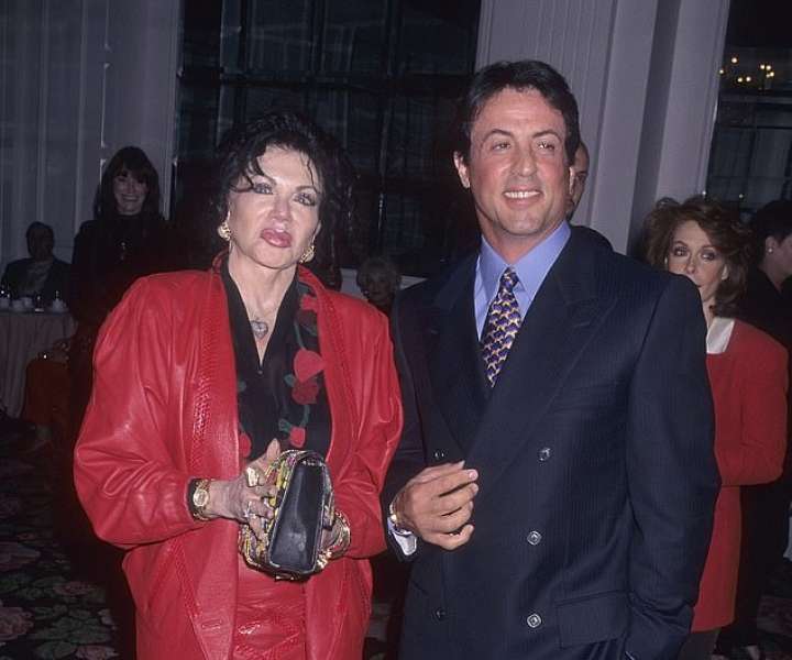 Jackie Stallone s sinom Sylvestrom