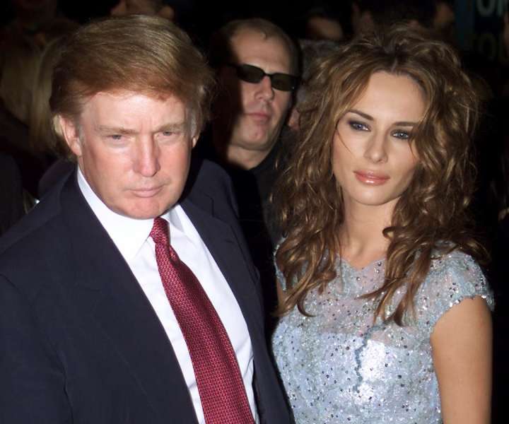 Melania in Donald Trump, ko še nista bila poročena