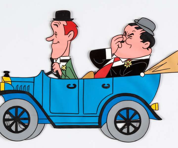Lika v priljubljeni animirani seriji Laurel in Hardy