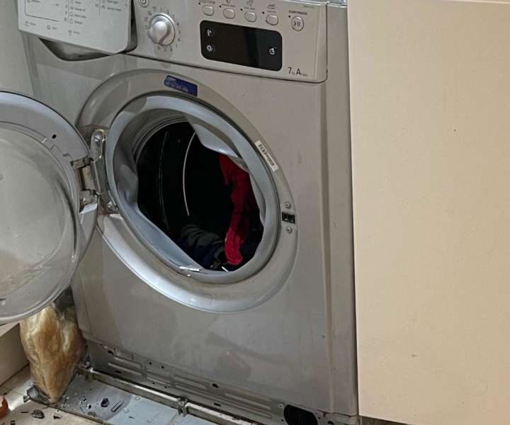 Eksplozija pralnega stroja