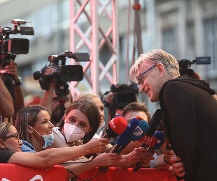 Za letošnjega prejemnika častnega srca Sarajeva filmskega ustvarjalca Wima Wendersa je vladalo veliko medijsko zanimanje.