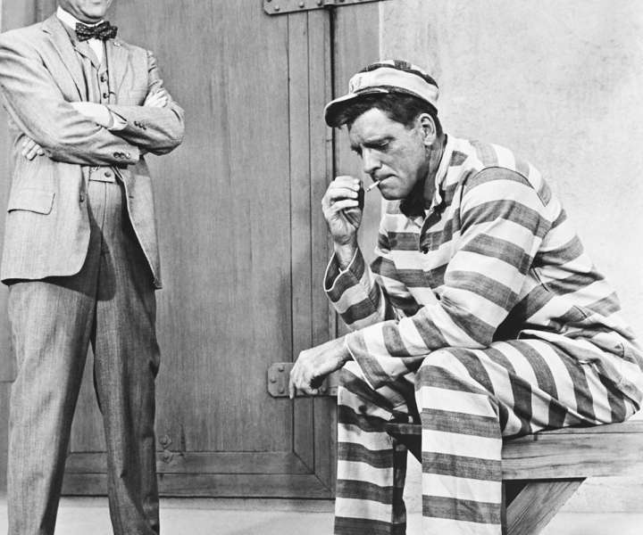 Karl Malden in Burt Lancaster v Ptičarju iz Alcatraza