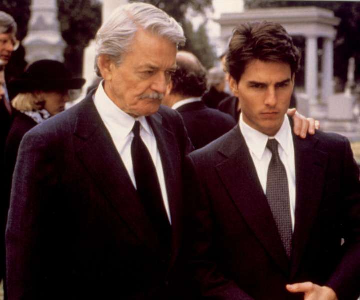 Tom Cruise in Hal Holbrook v Firmi (1993).