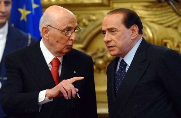 Napolitano opozarja Berlusconija na spoštovanje sodišča