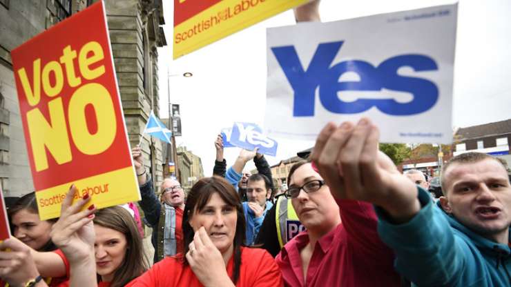 Uvodni izidi referenduma napovedujejo poraz zagovornikov neodvisnosti Škotske